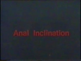 Cc anal inclination