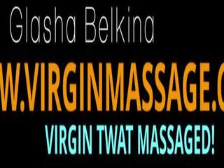 Glasha belkina, fantástico tentador virgem lésbica massagem