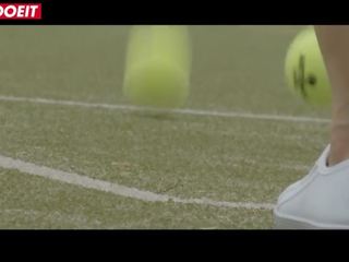 Letsdoeit - incredibil tenis jucător insurubata greu în ei fantezie x evaluat video sesiune