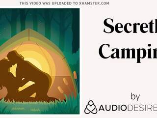 Secretly camping (erotic audio xxx film mert nők, beguiling asmr)