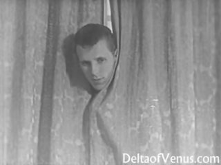 Tappning porr 1950s fönstertittare fan